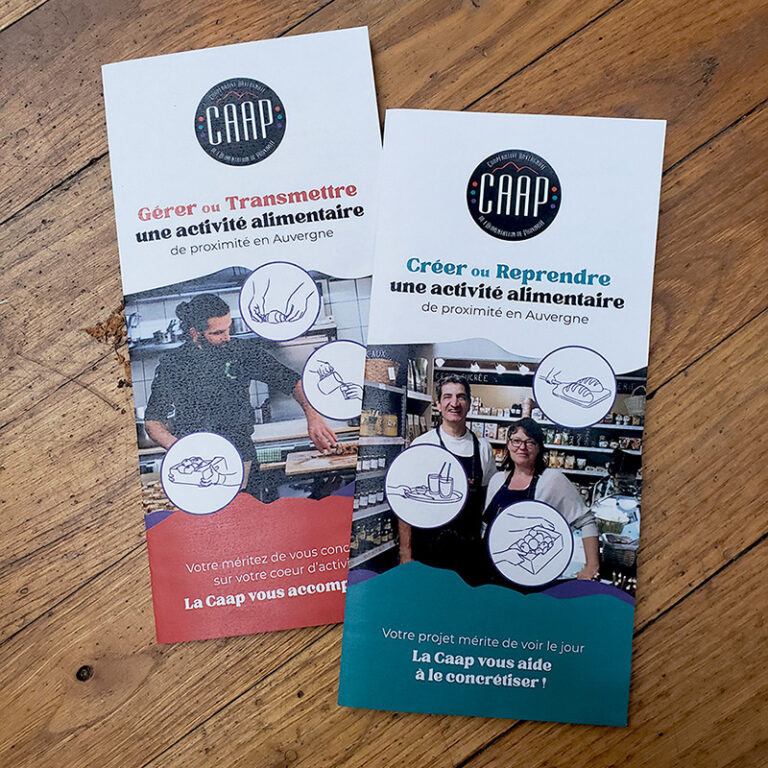 Dépliants pros – Pour la CAAP