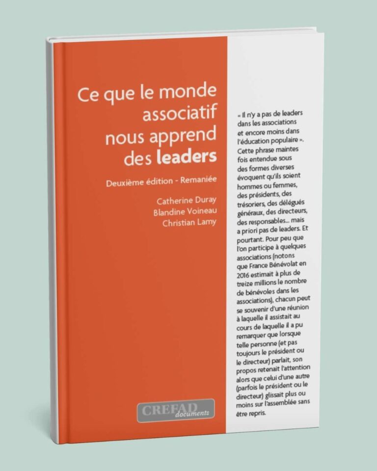 Livre « Ce que le monde associatif nous apprends des leaders » – Pour le Réseau des Créfad