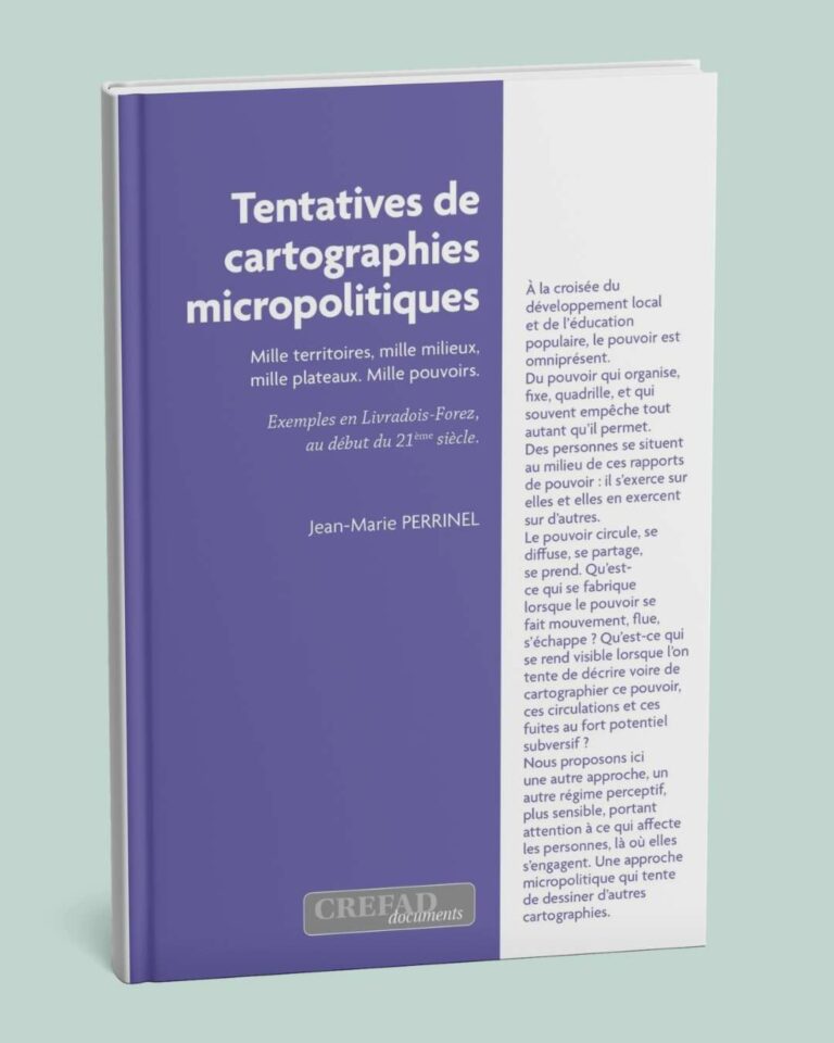 Livre « Tentatives de cartographies micropolitiques » – Pour le Réseau des Créfad