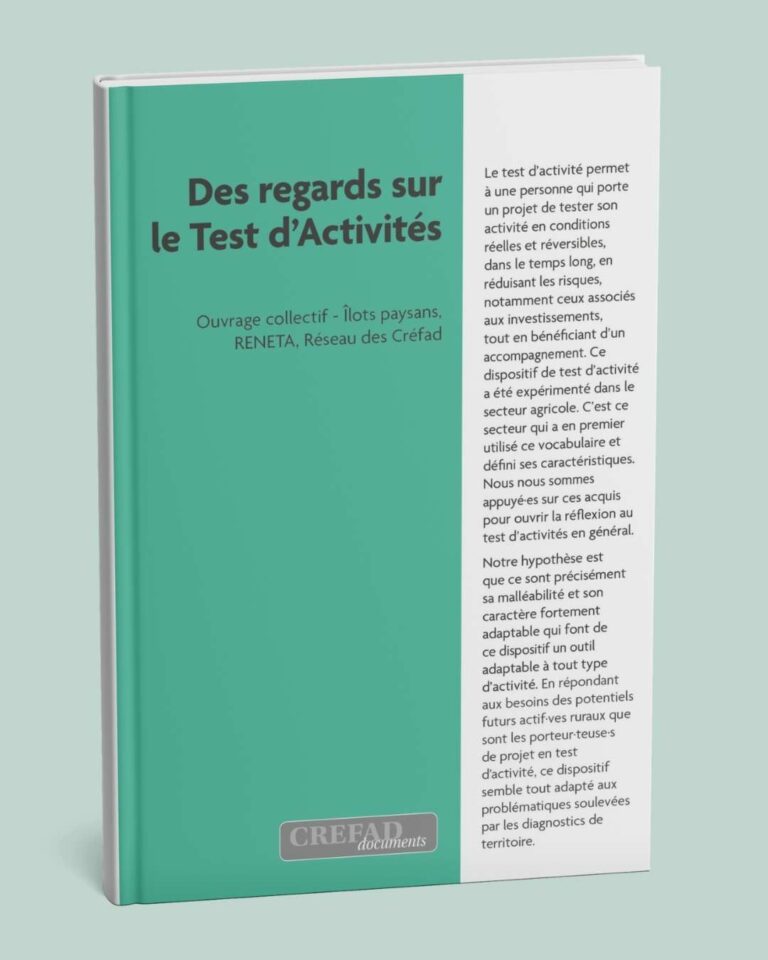 Livre « Des regards sur le test d’activité » – Pour le Réseau des Créfad