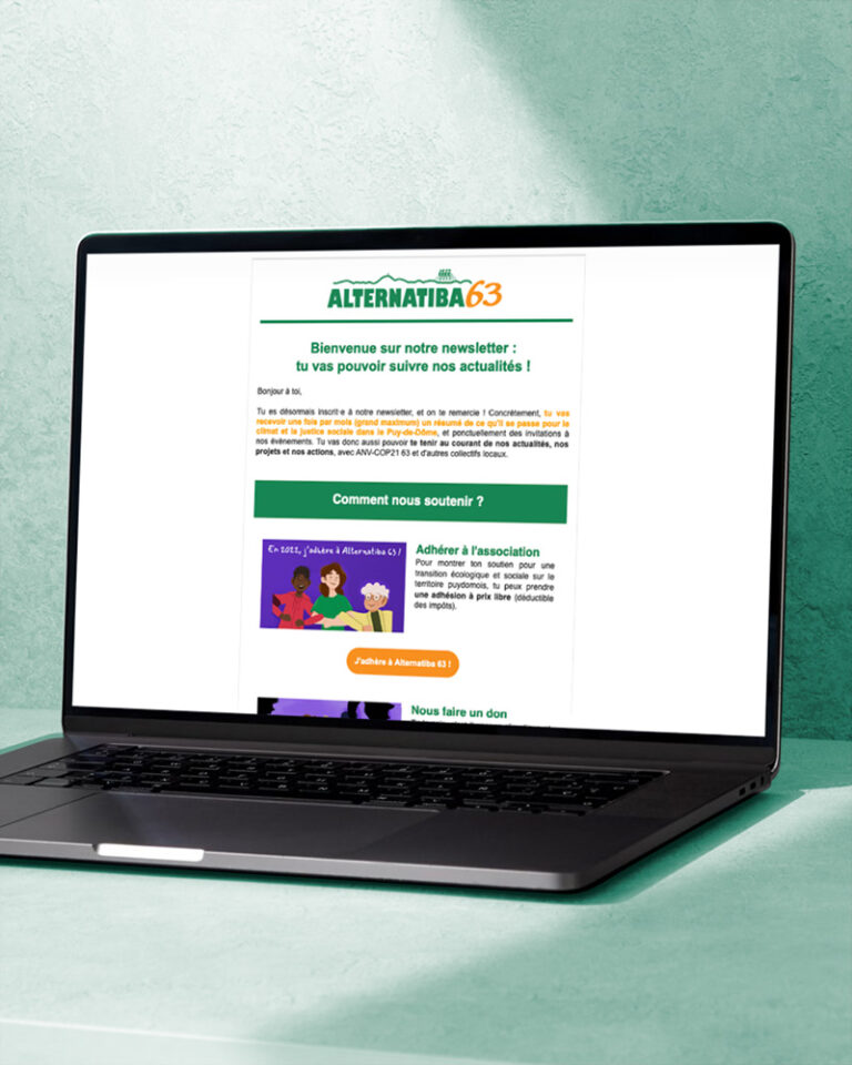 1 newsletter en 2021 – Pour Alternatiba 63