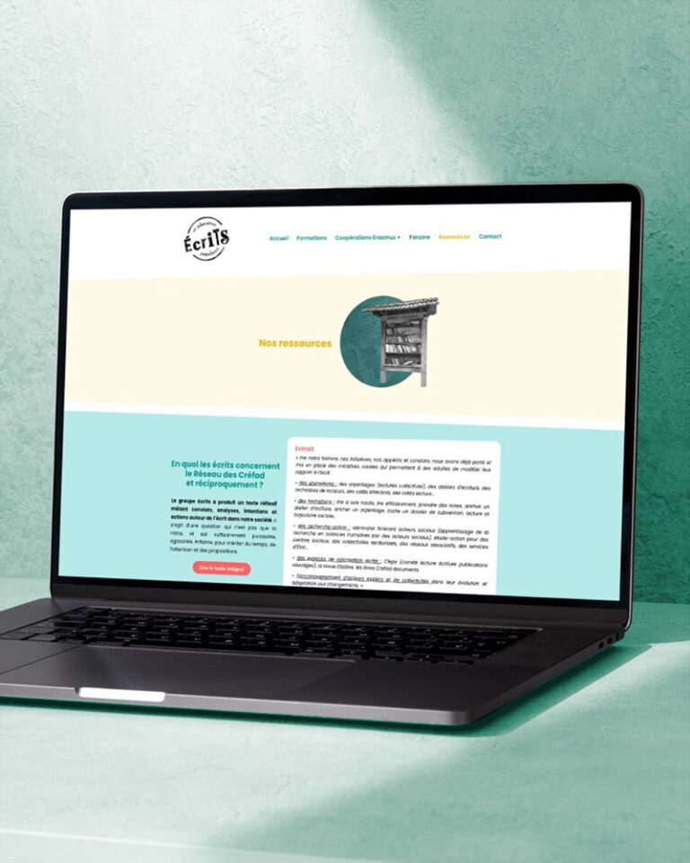 Site web – Pour le groupe « écrits » du Réseau des Créfad