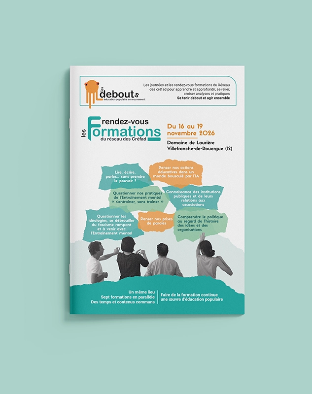 Flyer « Debouts » – Pour le réseau des Créfad